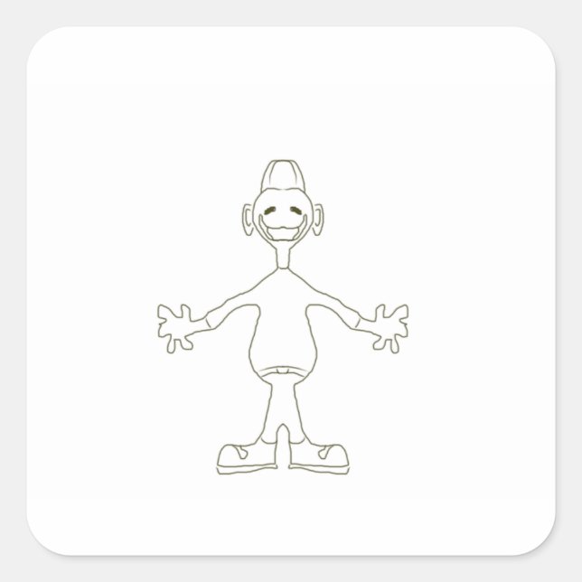 Lil Fun Guy Sticker (Vorderseite)