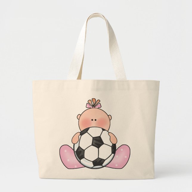 Lil Fußball-Baby Jumbo Stoffbeutel (Vorne)