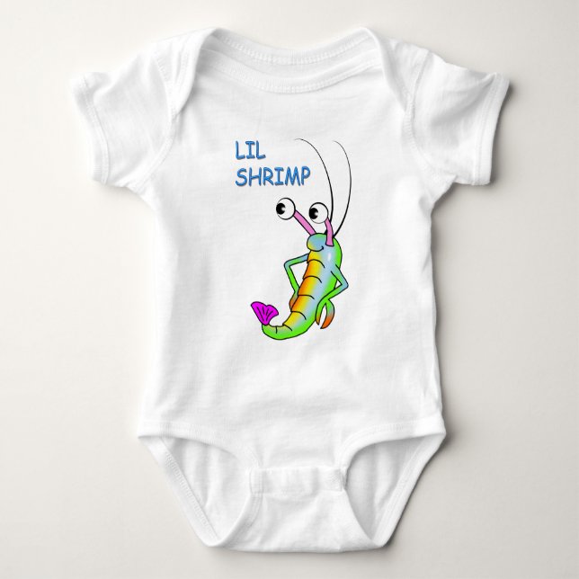 lil Garnele Baby Strampler (Vorderseite)