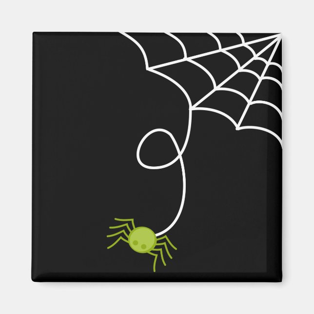 Lil' Green Spider Magnet (Vorne)