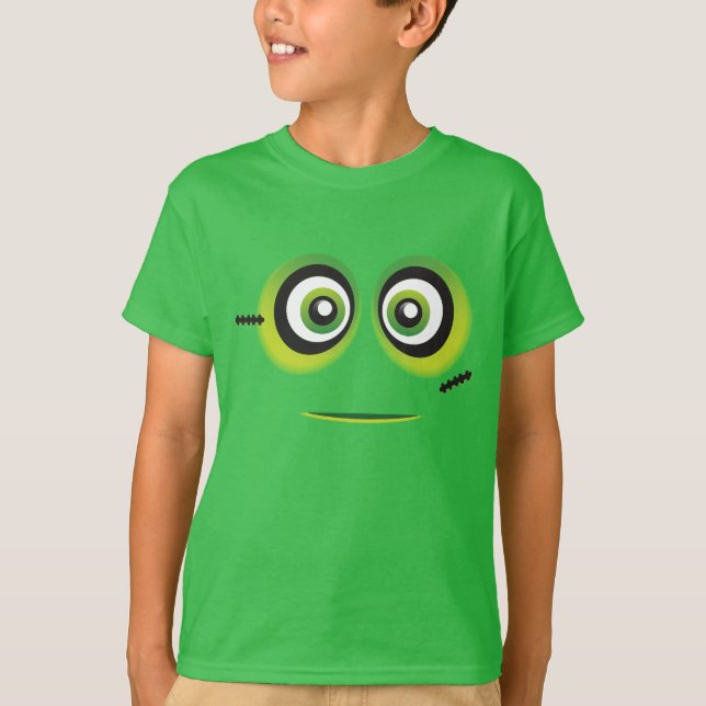 Lil grünes Monster emoji T-Shirt (Vorderseite)