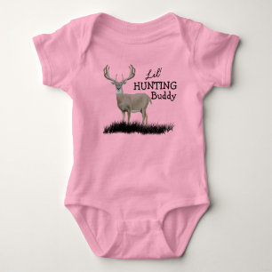 Lil Hunting Buddy Buck Baby Bodysuit Strampler