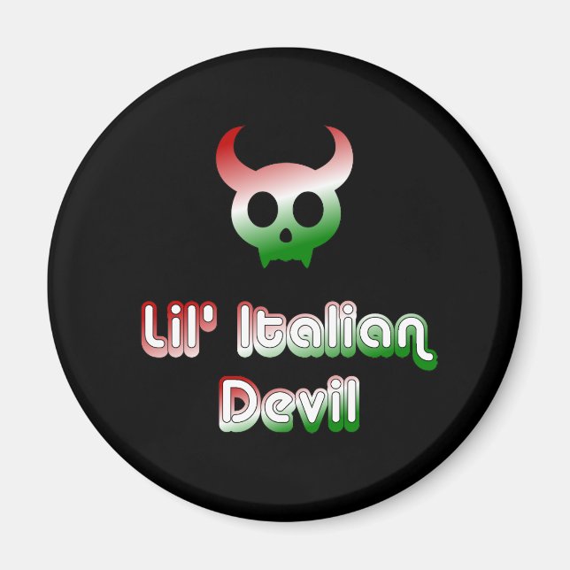 Lil' Italian Devil Magnet (Vorne)