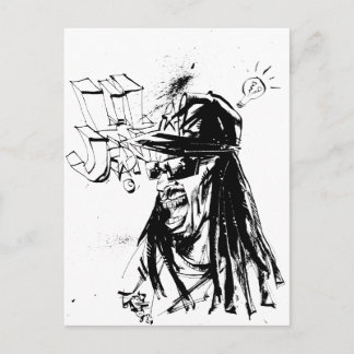 Lil Jon "Collaboration by Jim Mahfood and Lil Jon" Postkarte