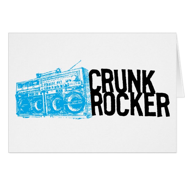 Lil Jon "Crunk Rocker Boombox Blau " (Vorderseite (Horizontal))
