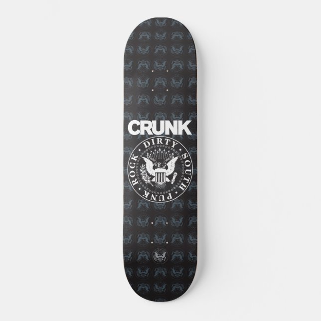 Lil Jon "Crunk Siegel-" Schwarzes Skateboard (Vorderseite)