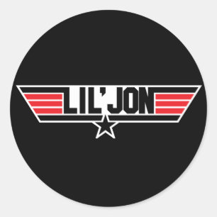 Lil Jon "Top Gun" Runder Aufkleber
