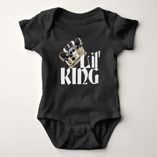 Lil King Baby Strampler (Vorderseite)