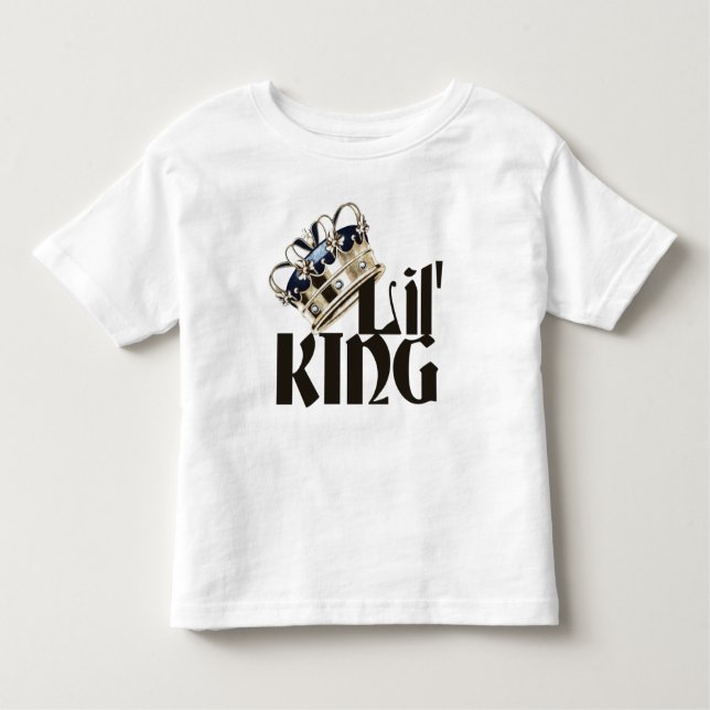 Lil King Kleinkind T-shirt (Vorderseite)