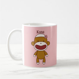Lil & Kona die Socken-Affen Kaffeetasse