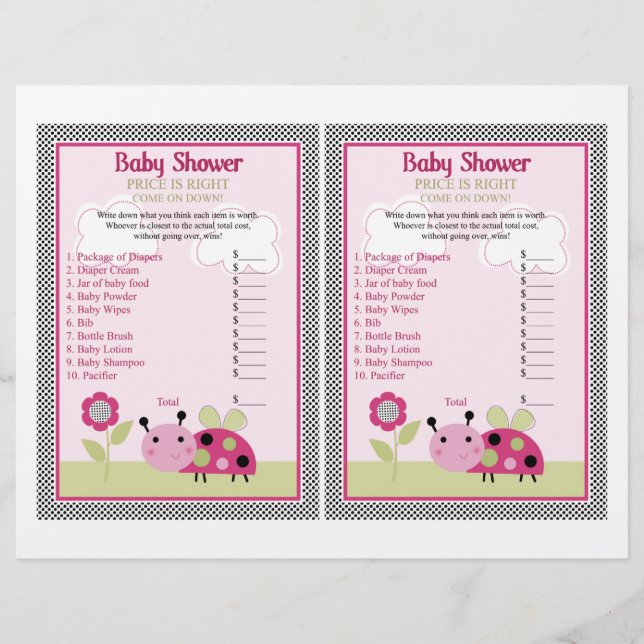 "Lil Ladybug with Polka Dots" Preis ist das richti Flyer (Vorne)