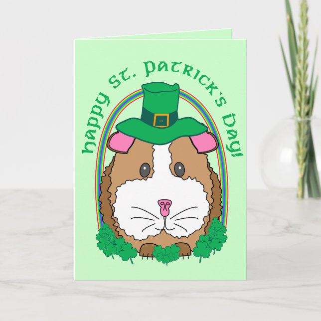 Lil Leprechaun Greetings Karte (Vorderseite)
