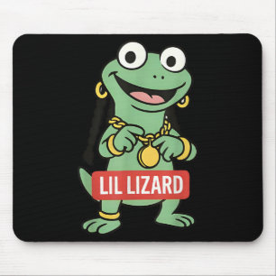 Lil Lizard Funny Lizard Trending Meme Mousepad