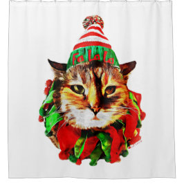 Lil Luvs Weihnachtsduschvorhang Duschvorhang