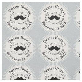 Lil' Man Black Mustache Geburtsstunde Stoff