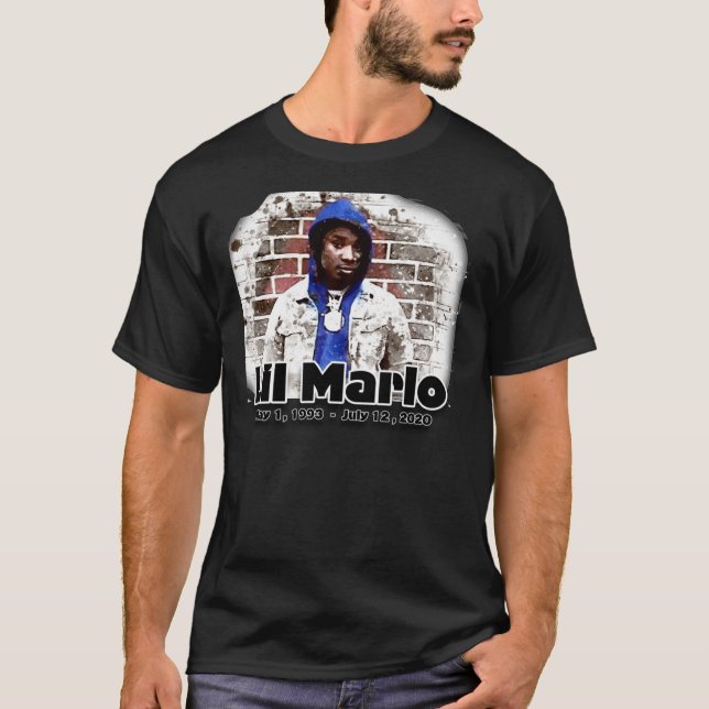 Lil Marlo Tribute RIP Essential T - Shirt (Vorderseite)