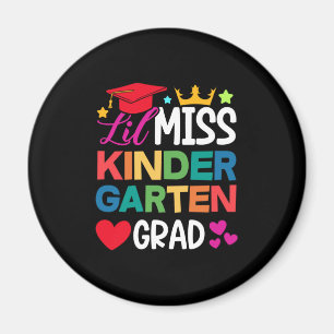 Lil Miss Kindergarten Grad Prek Abschluss Magnet