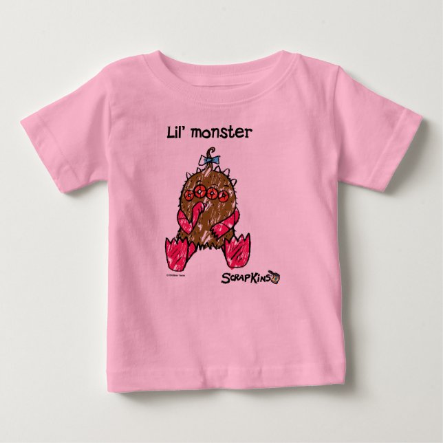 Lil' Monster Scrap Kins Bio Baby T-shirt (Vorderseite)