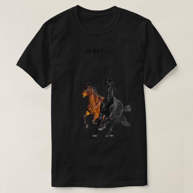 Lil Nas X Offiziell Old Town Road  T-Shirt (Design vorne)