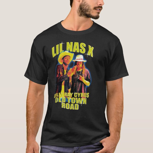 Lil Nas X Old Town Road Rap Essential  T-Shirt (Vorderseite)