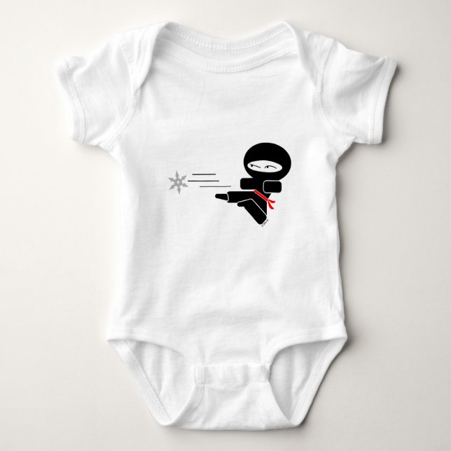 Lil Ninja Baby Strampler (Vorderseite)