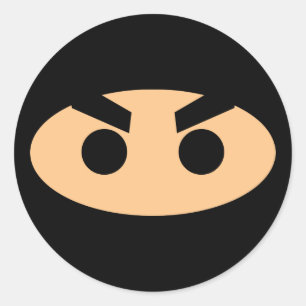 Lil Ninja Runder Aufkleber