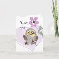 Lil Owl Danke, dass Sie Karten haben