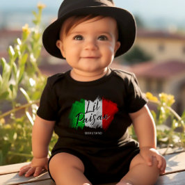 Lil’ Paisan - Funny Italian Heritage Baby Bodysuit Strampler