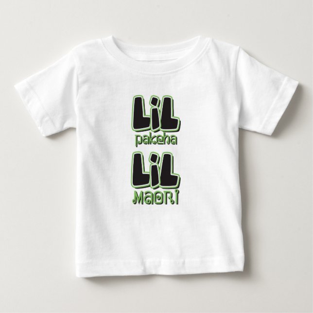 LIL Pakeha LIL Maori- Baby T-shirt (Vorderseite)