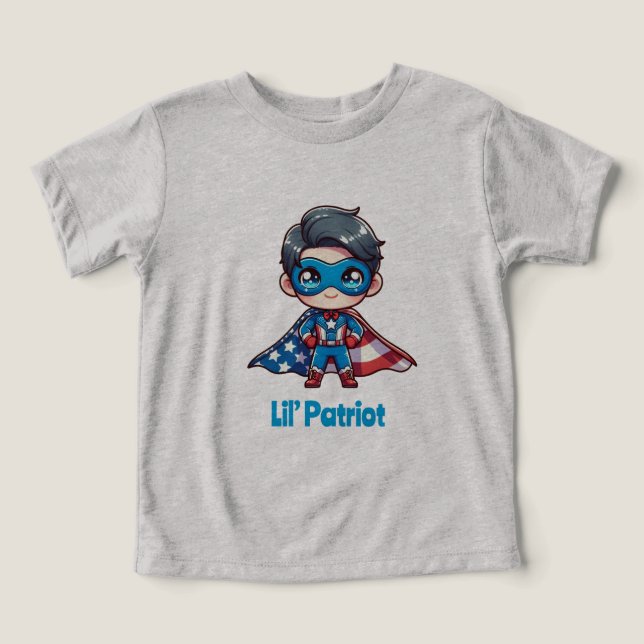 Lil’ Patriot - Niedlich Baby Bald Eagle Boys' (Design Vorderseite)