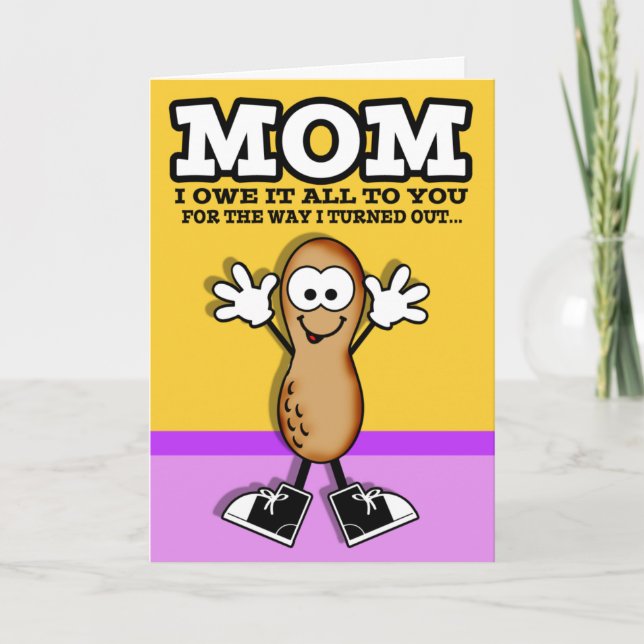 Lil Peanut Mothers Day Card Karte (Vorderseite)
