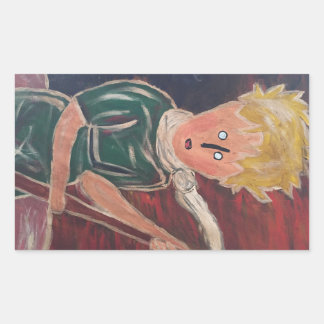 Lil Pee Rechteckiger Aufkleber