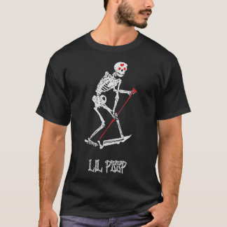 Lil peep Skeleton Grim Sensenmann Tattoo und offiz T-Shirt