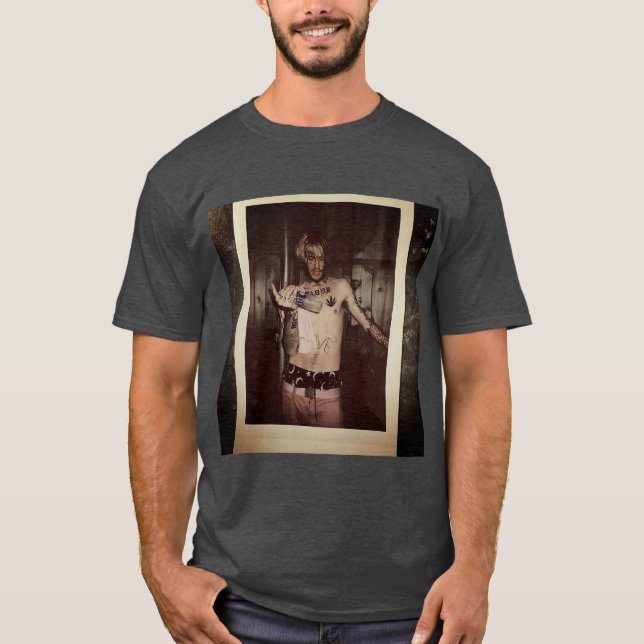 Lil Peep t Shirt Top Polaroid (Vorderseite)