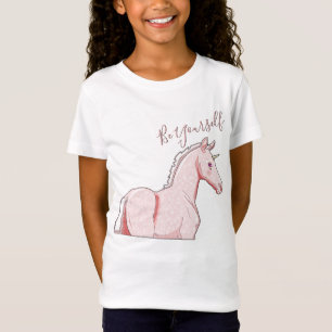 Lil Pink Palomino Einhorn (Seien Sie sich selbst) T-Shirt