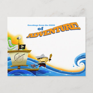 Lil' Pirate Captain: Adventure Postcard Postkarte