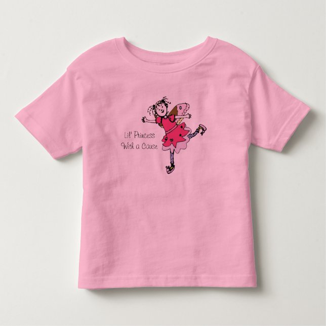 Lil' Princess Kleinkind "T" Kleinkind T-shirt (Vorderseite)
