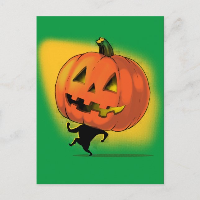 Lil' Pumpkin Head Postkarte (Vorderseite)