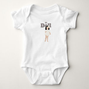 Lil Puppe T-Shirt Baby Bodyanzug Strampler