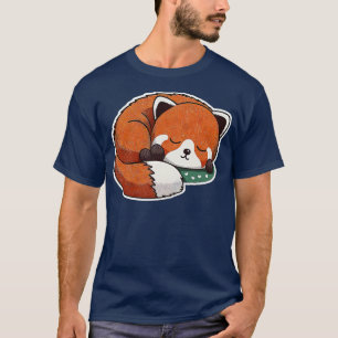 Lil Red Panda Nickerchen T-Shirt