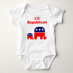 LIL REPUBLIKANER BABY STRAMPLER