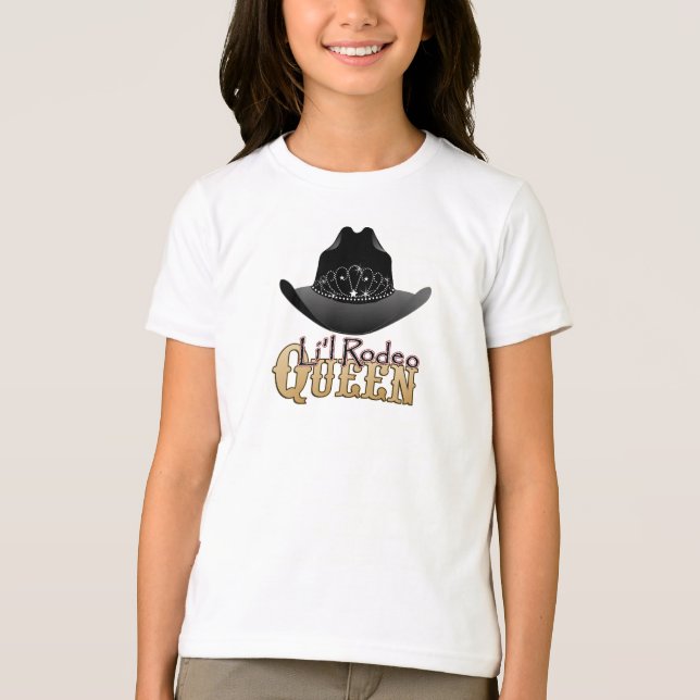 Li'l Rodeo Queen Cowgirl T - Shirt (Vorderseite)