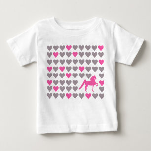 Lil Saddlebred Liebhaber-Säuglings-T-Shirt Baby T-shirt