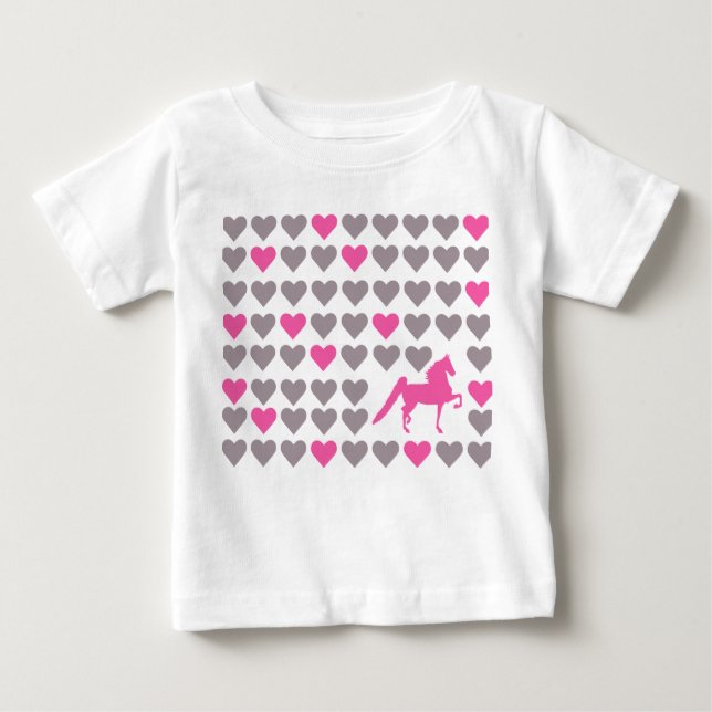 Lil Saddlebred Lover Säugling T-Shirt (Vorderseite)