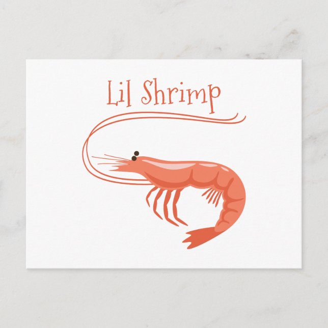 Lil Shrimp Postkarte (Vorderseite)