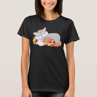 Lil silbernes Foxie CUB - niedlicher T-Shirt