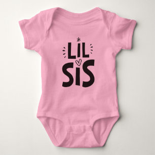 LIL SIS BABY moderne, fette, lustige skandinavisch Strampler