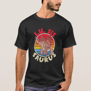 Lil Sis Saurus I Stegosaurus Stenops I Family Matc T-Shirt