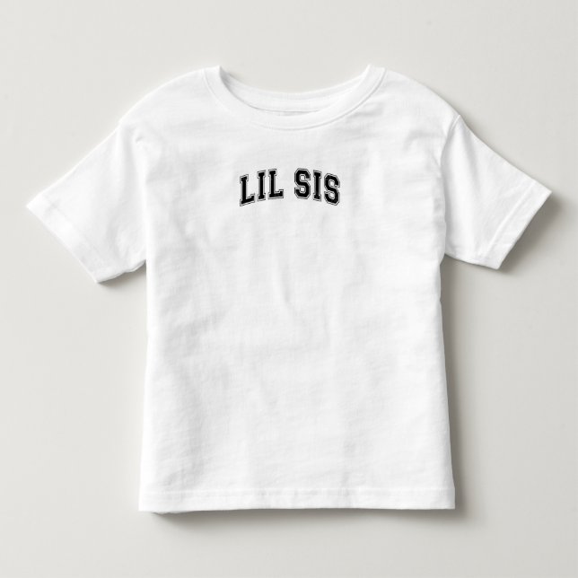 Lil Sis Tee Shirt für Mädchen (Vorderseite)