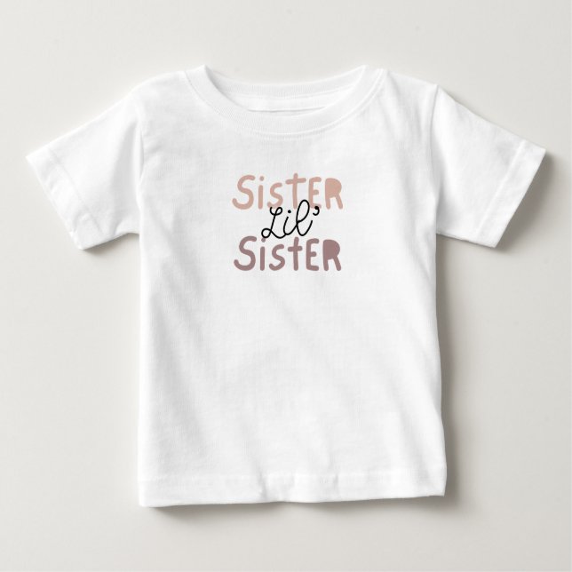 Lil' Sister Tee. Companion to  Big Sister Tee (Vorderseite)